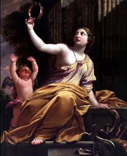 Erato, musa della poesia d'amore -  by Vouet